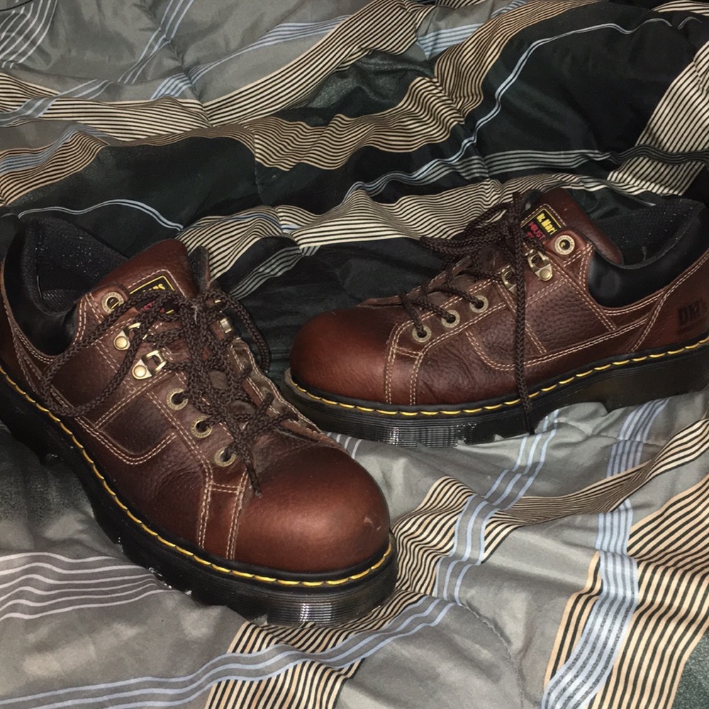 Dr. Martins Steel Toe Boots